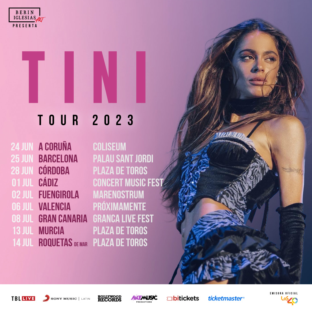 Tini Anuncia Su Gira EspaÑola “tini Tour 2023” 