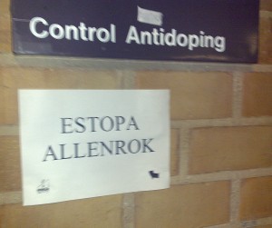 Control Antidoping Vs Estopa Allenrock :-)