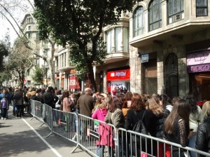 Apertura primera tienda One Direction en España