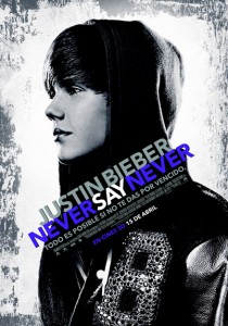 Poster de la peli de Justin Bieber